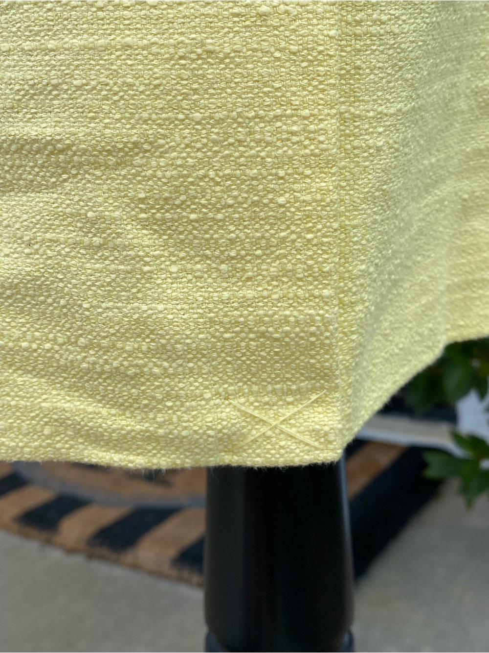 NWT size 12 Talbots Yellow Sleeveless Shift Dress with Patch Pockets and Bows - Picture 11 of 14